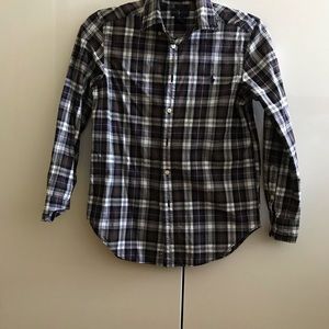 Ralph Lauren Boys Button down plaid shirt